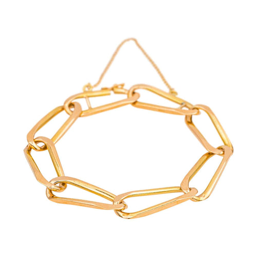 Bracelet Bracelet maille cheval en or rose 18 carats 58 Facettes 4717724CN
