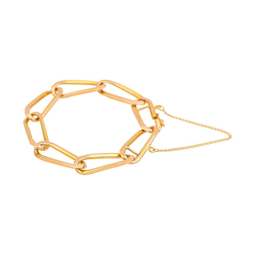 Bracelet Bracelet maille cheval en or rose 18 carats 58 Facettes 4717724CN