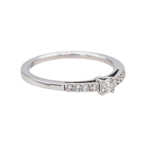 Bague 48 Bague en or blanc 18 carats sertie de diamants 58 Facettes 4717756CN