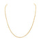 Collier Collier maille forçat en or jaune 18 carats 58 Facettes 4719573CN