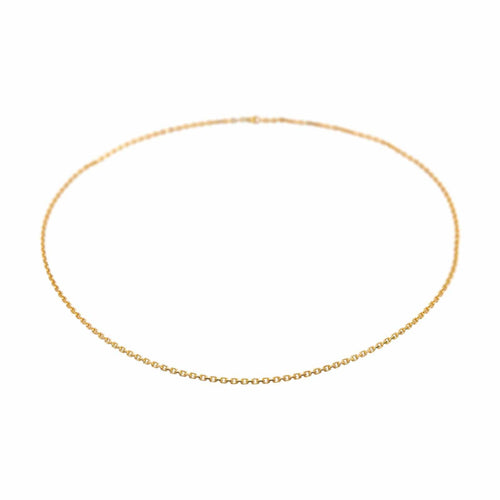 Collier Collier maille forçat en or jaune 18 carats 58 Facettes 4719573CN