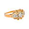Bague 56 Bague en or rose et or blanc 18 carats sertie de diamants 58 Facettes 4724002CN