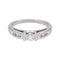 Bague 53 Bague en or blanc 18 carats sertie de diamants 58 Facettes 4724769RV