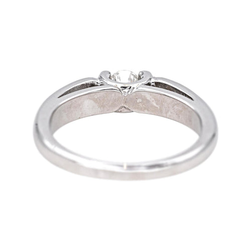 Bague 53 Bague en or blanc 18 carats sertie de diamants 58 Facettes 4724769RV