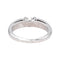 Bague 53 Bague en or blanc 18 carats sertie de diamants 58 Facettes 4724769RV