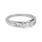 Bague 53 Bague en or blanc 18 carats sertie de diamants 58 Facettes 4724769RV