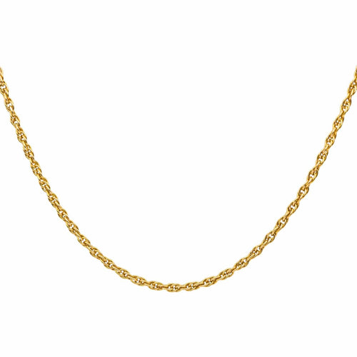 Collier Collier chaîne maille torsadée en or jaune 18 carats 58 Facettes 4733802CN