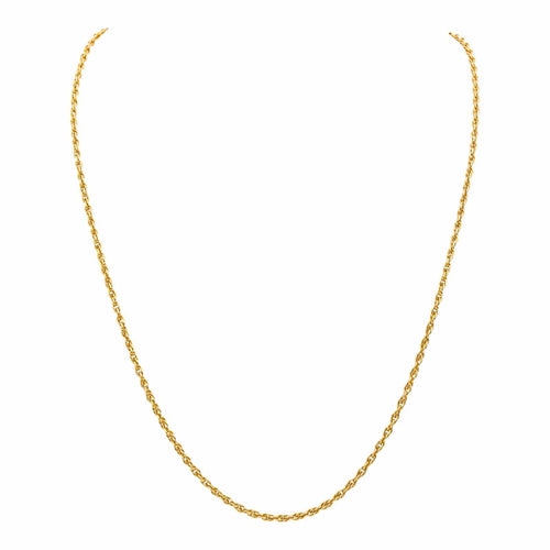 Collier Collier chaîne maille torsadée en or jaune 18 carats 58 Facettes 4733802CN