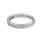 Bague 49 Bague demi-alliance en or blanc 18 carats et diamants 58 Facettes 4738162CN