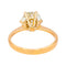 Bague 51 Bague solitaire en or jaune 18 carats avec diamant taille ancienne 58 Facettes 4745024CN