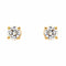 Boucles d'oreilles Boucles d'oreilles puces en or jaune 18 carats et diamants 58 Facettes 4745025CN