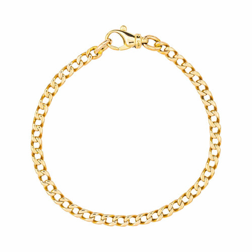 Bracelet Bracelet maille gourmette en or jaune 18 carats 58 Facettes 4751678CN