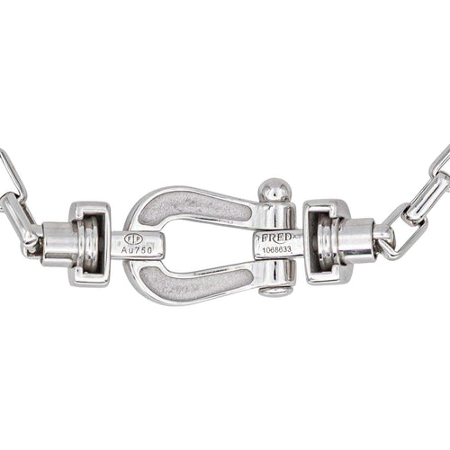 Bracelet Fred Force 10 - Bracelet en or blanc 18 carats et diamants 58 Facettes 4756866RV