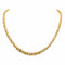 Collier Collier maille palmier en or jaune 18 carats 58 Facettes 4775361CN