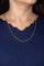 Collier Collier maille forçat en or jaune 18 carats 58 Facettes 4775733CN