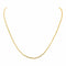 Collier Collier maille forçat en or jaune 18 carats 58 Facettes 4775733CN
