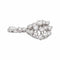Pendentif Pendentif en or blanc 18 carats serti de diamants 58 Facettes 4776442CN