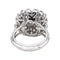 Bague 52 Bague cocktail en or blanc 18 carats et platine avec diamants 58 Facettes 4776443CN