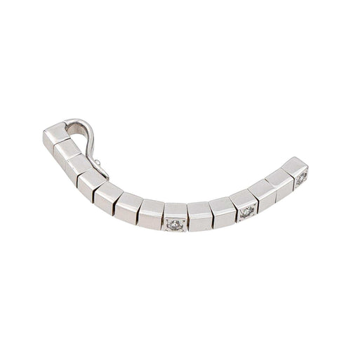 Pendentif Cartier Lanière - Pendentif en or blanc 18 carats et diamants 58 Facettes 4790695CN
