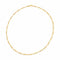 Collier Collier maille Figaro en or rose 18 carats 58 Facettes 4791188CN