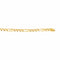 Collier Collier maille Figaro en or rose 18 carats 58 Facettes 4791188CN