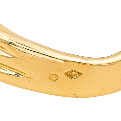 Bague 48 Bague en or jaune 18 carats sertie de diamants 58 Facettes 4798568RV