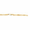 Collier Collier chaîne maille Figaro en or jaune 18 carats 58 Facettes 4799498CN