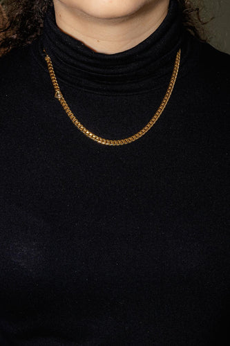 Collier Chopard Happy Diamond - Collier maille gourmette en or jaune et diamant 58 Facettes 4799569CN