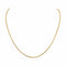 Collier Collier chaîne maille forçat en or rose 18 carats 58 Facettes 4801526CN
