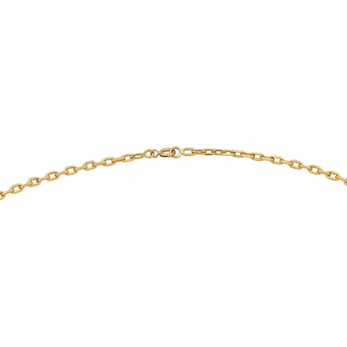 Collier Collier chaîne maille forçat en or rose 18 carats 58 Facettes 4801526CN