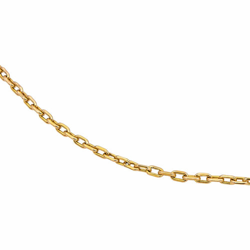 Collier Collier chaîne maille forçat en or rose 18 carats 58 Facettes 4801526CN