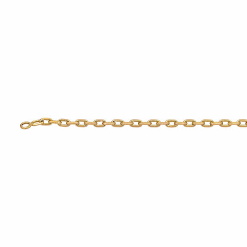 Collier Collier chaîne maille forçat en or rose 18 carats 58 Facettes 4801526CN