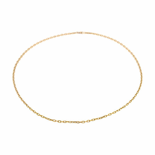 Collier Collier chaîne maille forçat en or rose 18 carats 58 Facettes 4801526CN