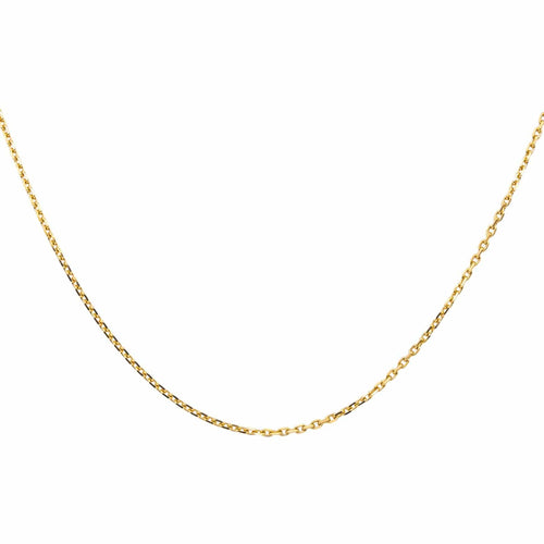 Collier Collier chaîne maille forçat en or jaune 18 carats 58 Facettes 4801537CN