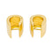 Boucles d'oreilles Boucles d’oreilles créoles en or jaune 18 carats 58 Facettes 4802003CN