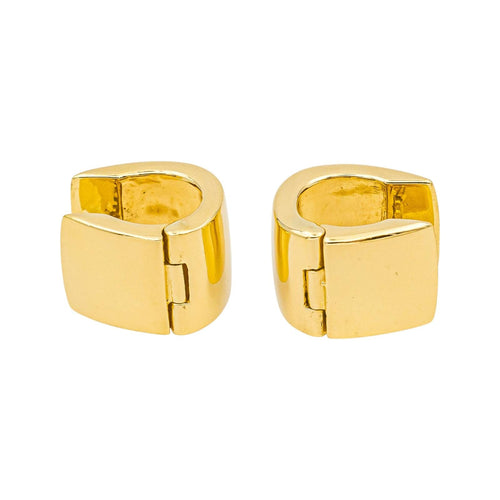 Boucles d'oreilles Boucles d’oreilles créoles en or jaune 18 carats 58 Facettes 4802003CN