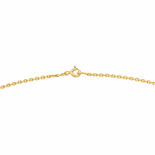 Collier Collier chaîne maille forçat en or jaune 18 carats 58 Facettes 4803041CN