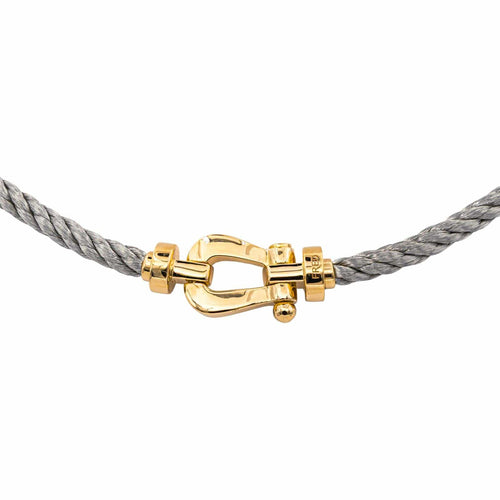 Collier Fred Force 10 - Collier en acier et or jaune 18 carats 58 Facettes 4804959CN