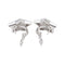Boucles d'oreilles Fred Lucifer - Boucles d’oreilles dormeuses en or blanc et diamants 58 Facettes 4804960CN