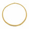 Collier Collier maille anglaise en chute en or jaune 18 carats 58 Facettes 4815035CN