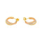 Boucles d'oreilles Boucles d’oreilles créoles en or jaune, blanc et rose 18 carats 58 Facettes 4815711CN
