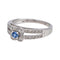 Bague 53 Mauboussin Chance of Love - Bague solitaire Love Bleu en or blanc, saphir et diamants 58 Facettes 4815860CN