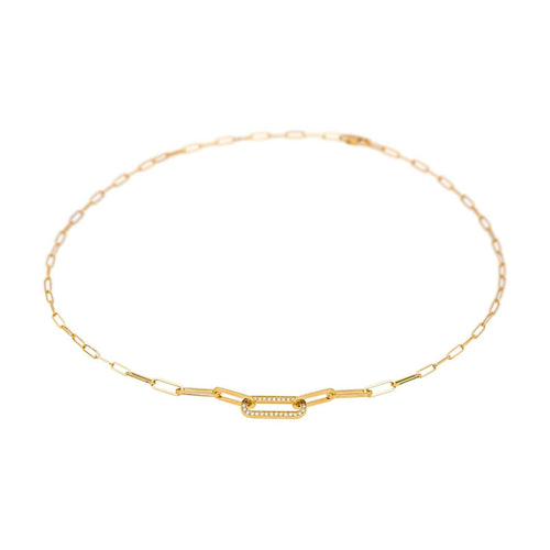 Collier Dinh Van Maillon - Collier en or jaune 18 carats et diamants 58 Facettes 4815888CN