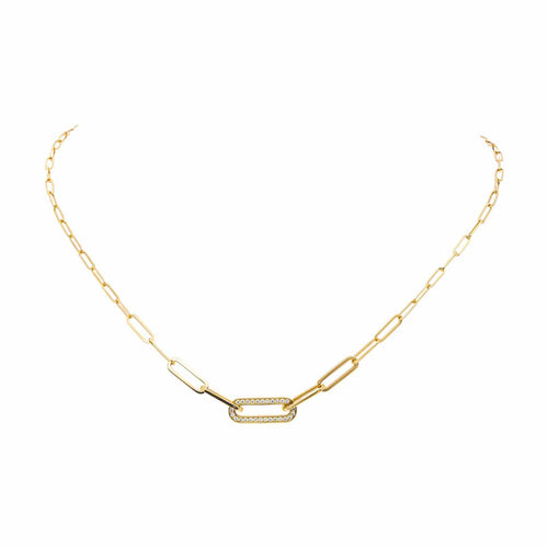 Collier Dinh Van Maillon - Collier en or jaune 18 carats et diamants 58 Facettes 4815888CN