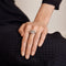 Bague 50 Bague motif floral en or blanc 18k et diamants 58 Facettes BO/220116 NSS