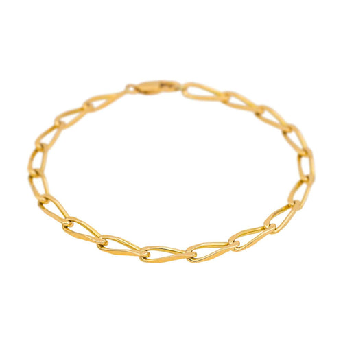 Bracelet Bracelet maille cheval en or jaune 18 carats 58 Facettes 4823904CN