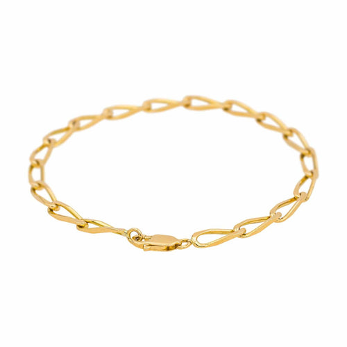 Bracelet Bracelet maille cheval en or jaune 18 carats 58 Facettes 4823904CN