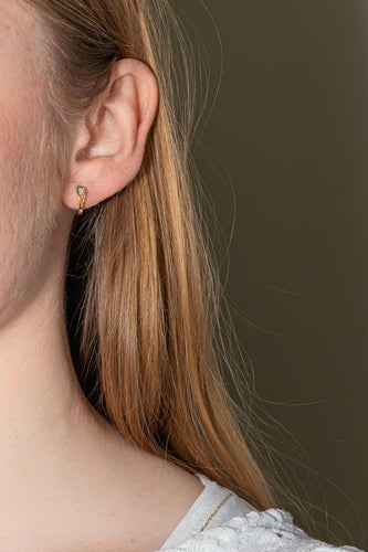 Boucles d'oreilles Puces d’oreilles - Boucles d’oreilles en or jaune 18 carats et diamants 58 Facettes 4830441CN