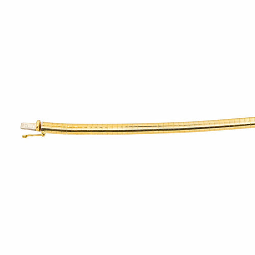 Collier Collier maille oméga en or jaune 18 carats 58 Facettes 4830449CN