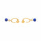 Boucles d'oreilles Boucles d’oreilles créoles en or jaune 18 carats et lapis-lazuli 58 Facettes 4830512CN